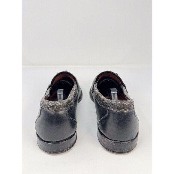 Allen Edmonds Mens Shoes Black Maxfield Leather Slip On Penny Loafer US 10.5 B - Picture 5 of 13